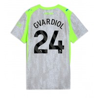 Manchester City Josko Gvardiol #24 Tretí Ženy futbalový dres 2025-26 Krátky Rukáv